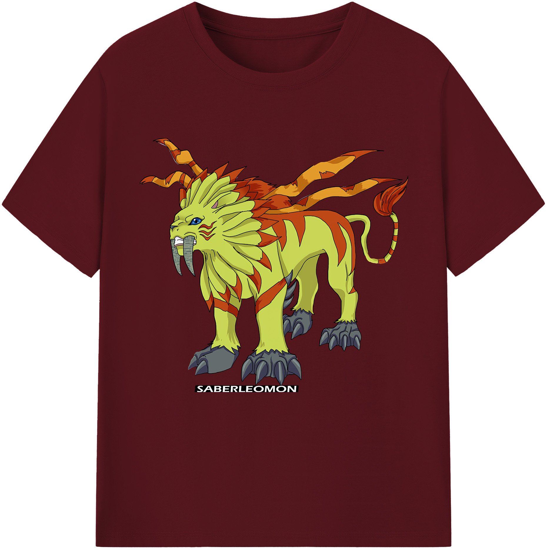 （画像用） Digimon デジタルモンスター/デジモン 綿100％半袖Tシャツ（フロントプリント）